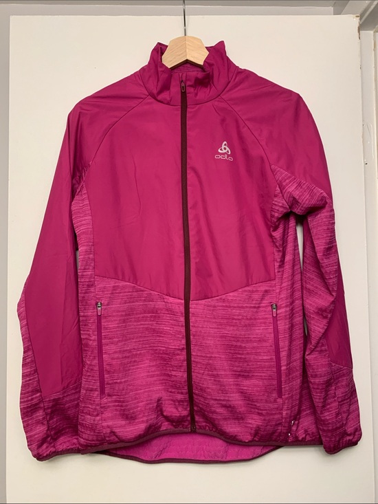 ODLO Jackets & Blazers - ODLO RUN EASY NEW European pink jacket zipped front pockets GLoft inside size M